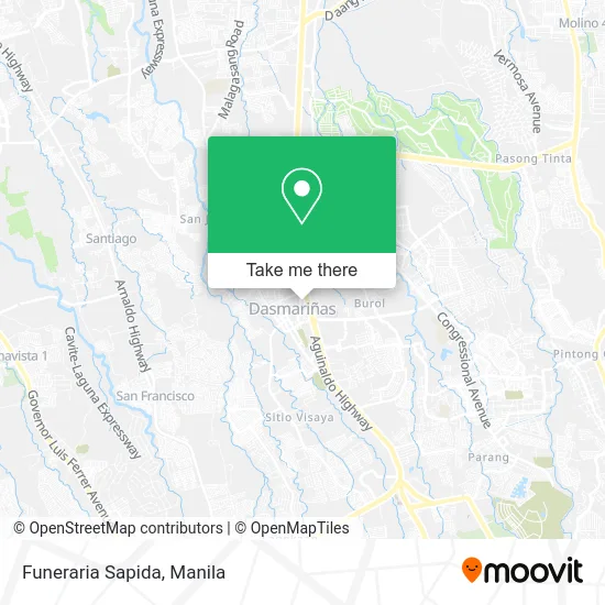 Funeraria Sapida map