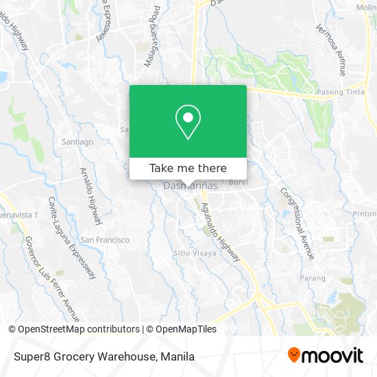 Super8 Grocery Warehouse map