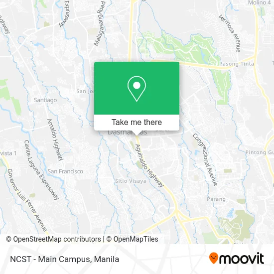 NCST - Main Campus map