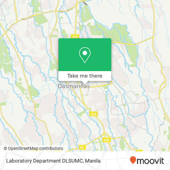 Laboratory Department DLSUMC map