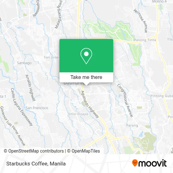 Starbucks Coffee map