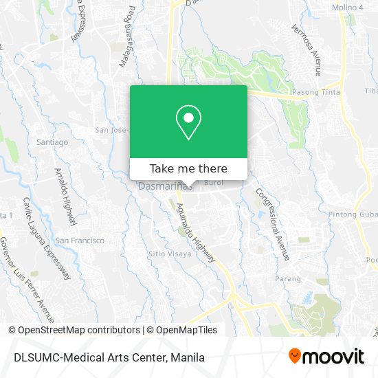 DLSUMC-Medical Arts Center map