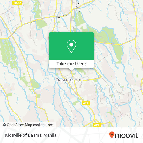 Kidsville of Dasma map