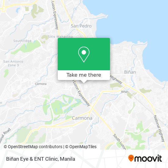 Biñan Eye & ENT Clinic map