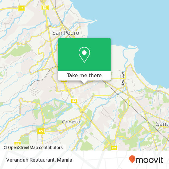 Verandah Restaurant map
