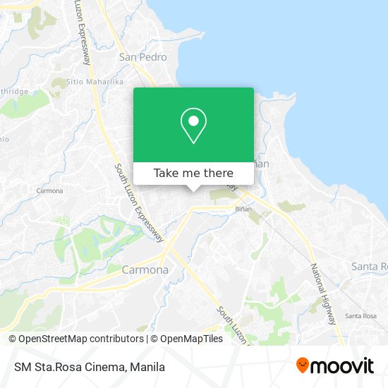 SM Sta.Rosa Cinema map