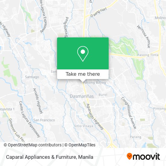 Caparal Appliances & Furniture map
