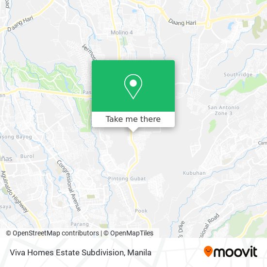 Viva Homes Estate Subdivision map