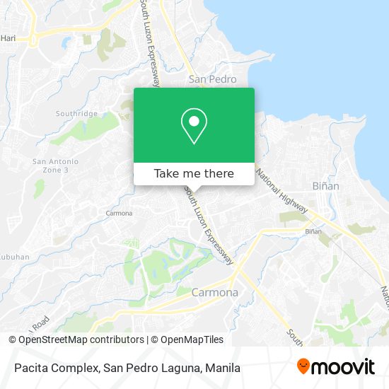 Pacita Complex, San Pedro Laguna map