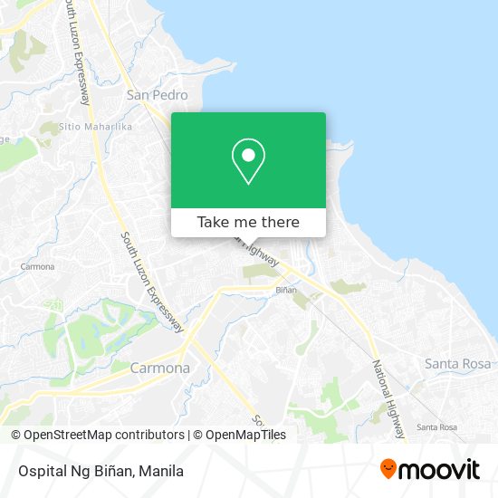 Ospital Ng Biñan map