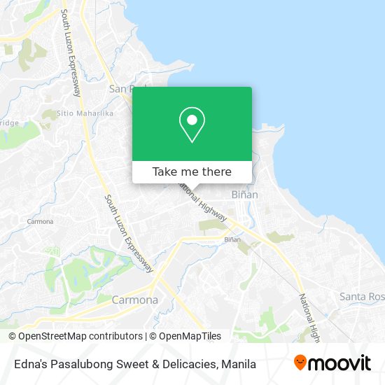 Edna's Pasalubong Sweet & Delicacies map
