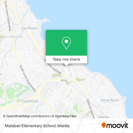 Malaban Elementary School map