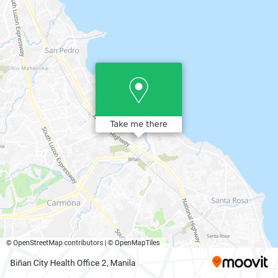 Biñan City Health Office 2 map