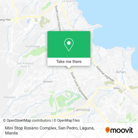 Mini Stop Rosario Complex, San Pedro, Laguna map