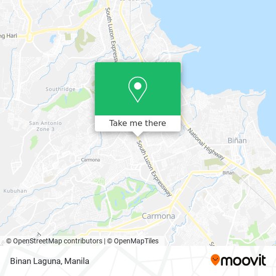 Binan Laguna map