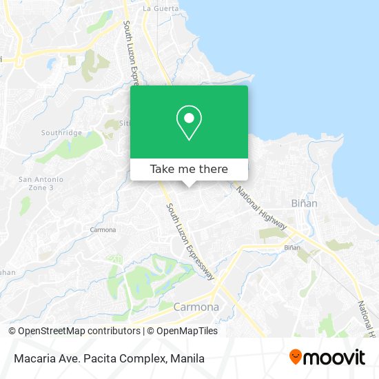 Macaria Ave. Pacita Complex map