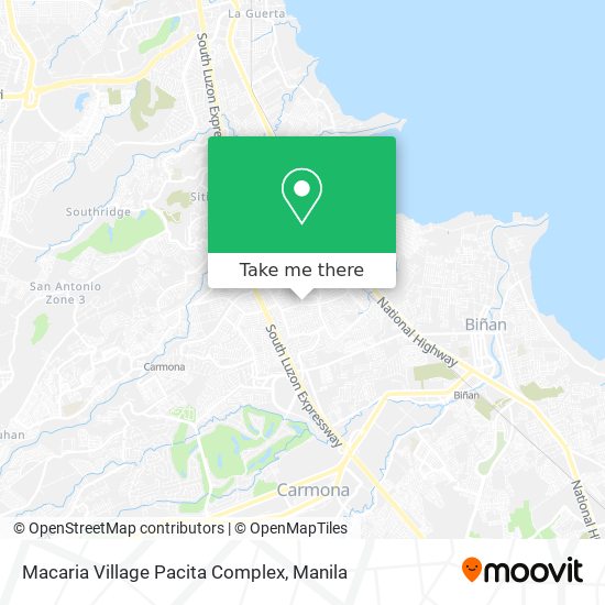 Macaria Village Pacita Complex map