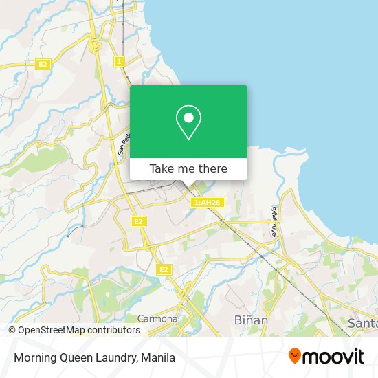 Morning Queen Laundry map