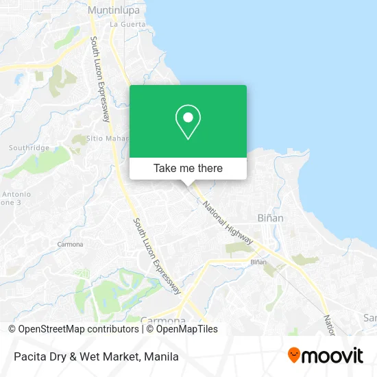 Pacita Dry & Wet Market map