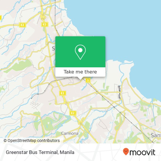 Greenstar Bus Terminal map