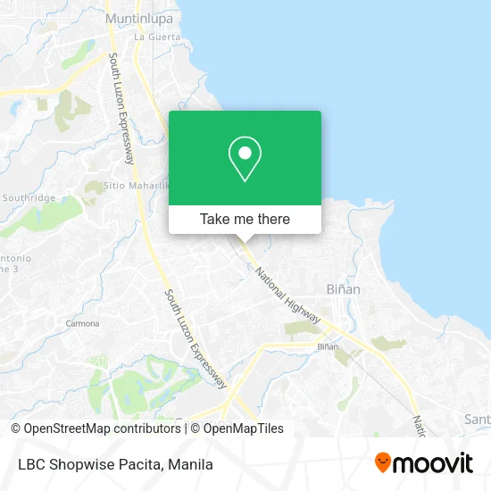 LBC Shopwise Pacita map