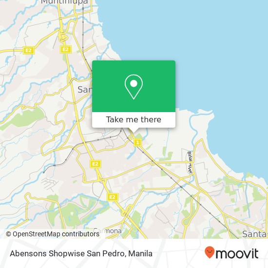 Abensons Shopwise San Pedro map