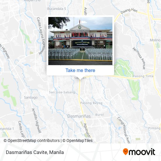 Dasmariñas Cavite map