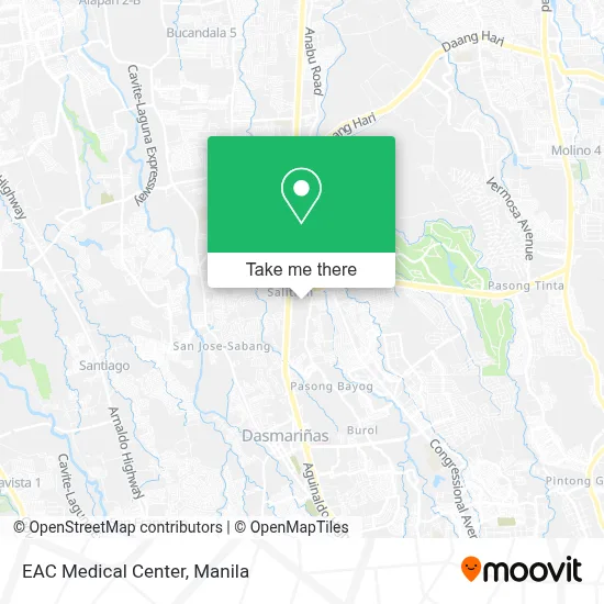 EAC Medical Center map
