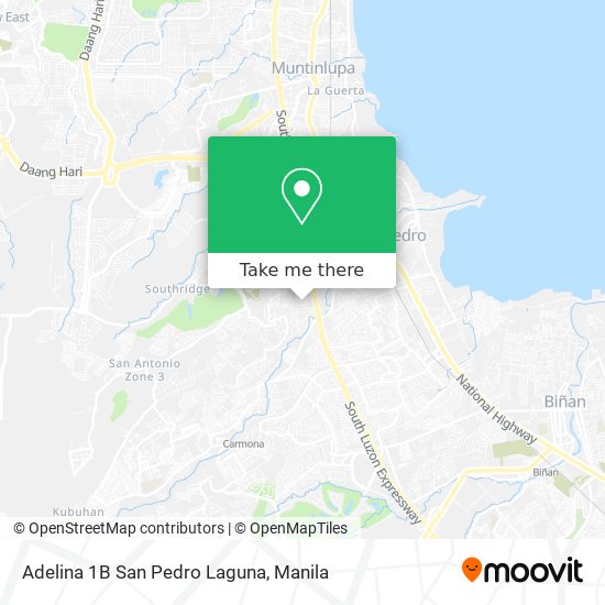 Adelina 1B San Pedro Laguna map