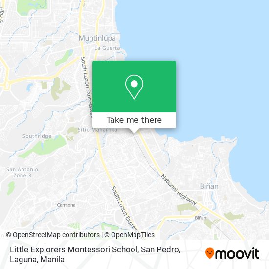 Little Explorers Montessori School, San Pedro, Laguna map