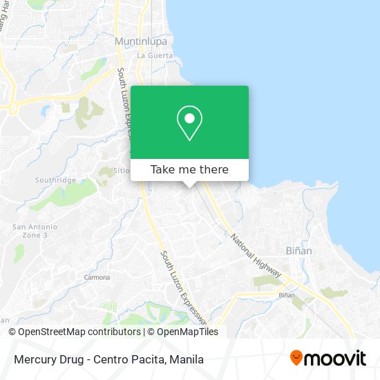 Mercury Drug - Centro Pacita map