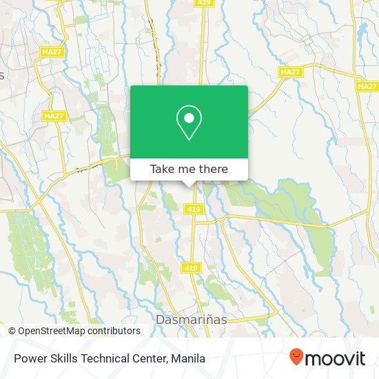 Power Skills Technical Center map
