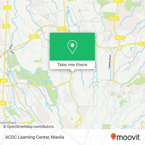 ACDC Learning Center map