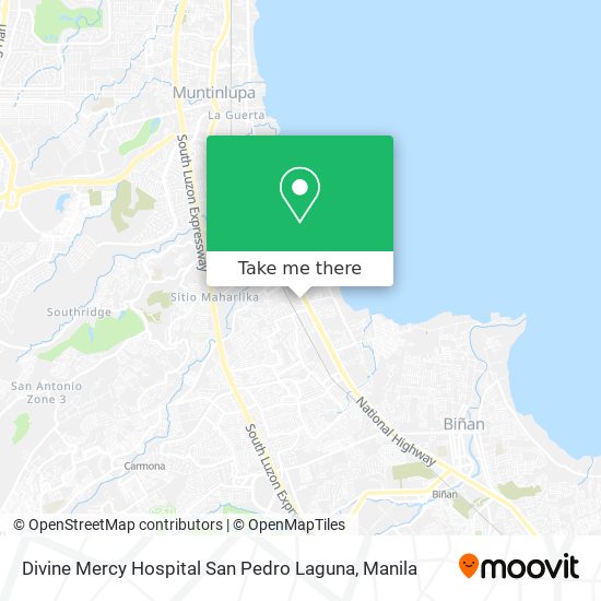 Divine Mercy Hospital San Pedro Laguna map