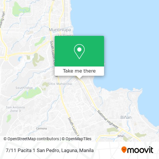 7 / 11 Pacita 1 San Pedro, Laguna map