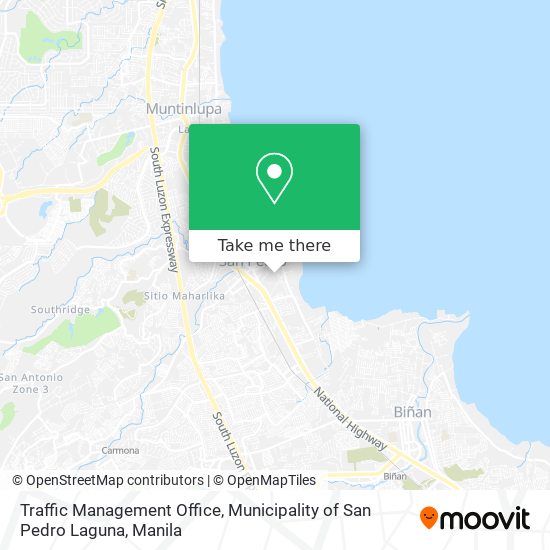 Traffic Management Office, Municipality of San Pedro Laguna map