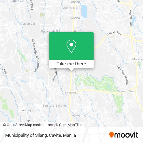 Municipality of Silang, Cavite map