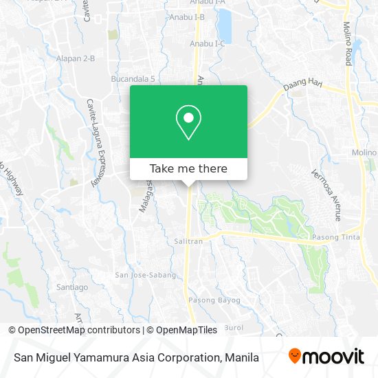 San Miguel Yamamura Asia Corporation map