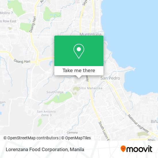 Lorenzana Food Corporation map