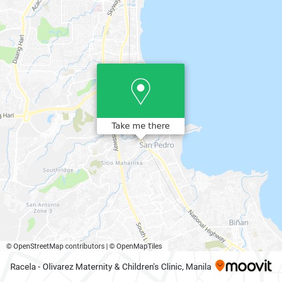 Racela - Olivarez Maternity & Children's Clinic map
