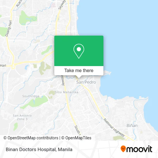 Binan Doctors Hospital map