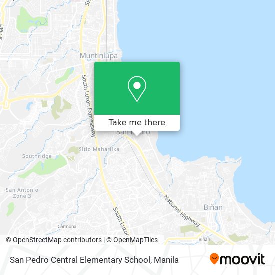 San Pedro Central Elementary School map