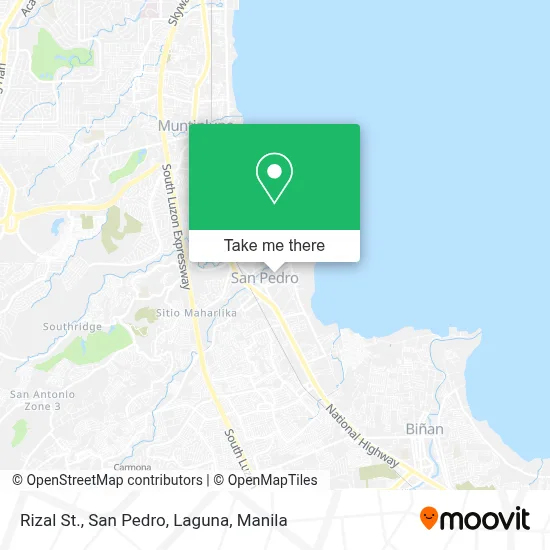 Rizal St., San Pedro, Laguna map