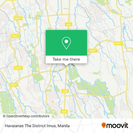 Havaianas The District Imus map