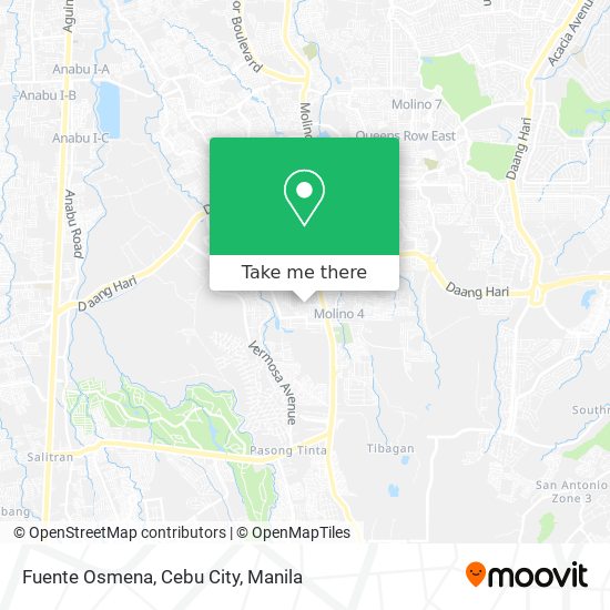 Fuente Osmena, Cebu City map