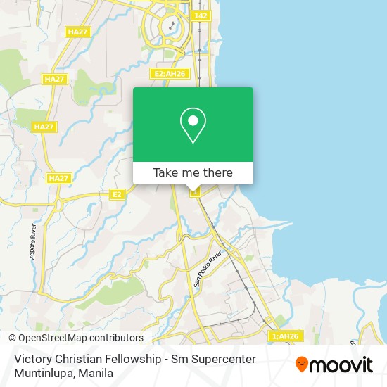 Victory Christian Fellowship - Sm Supercenter Muntinlupa map