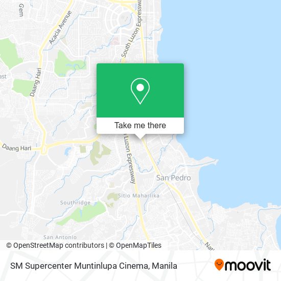 SM Supercenter Muntinlupa Cinema map