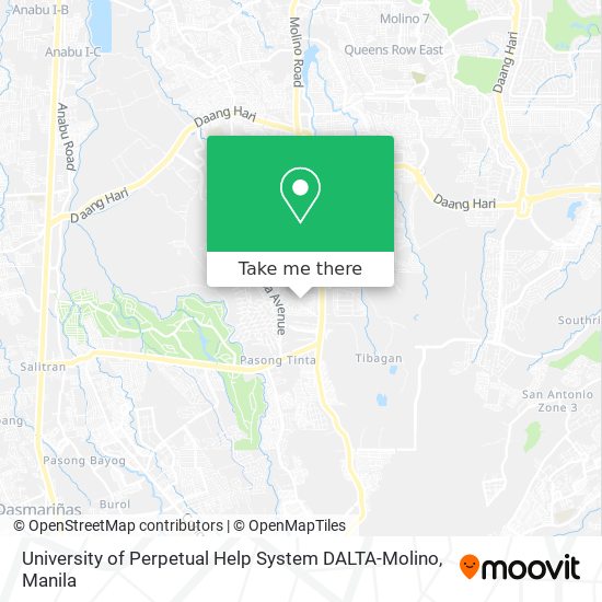 University of Perpetual Help System DALTA-Molino map