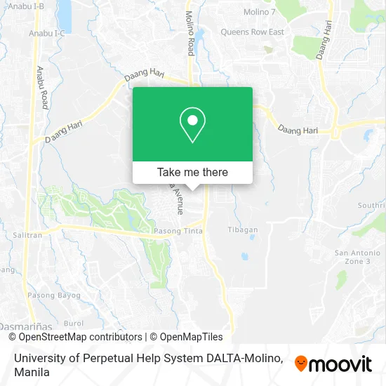 University of Perpetual Help System DALTA-Molino map