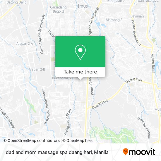 dad and mom massage spa daang hari map